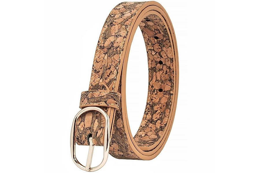 Simaru Gürtelriemen Bahia aus Kork 25mm breit, Leicht, Veganer gürtel mit G günstig online kaufen