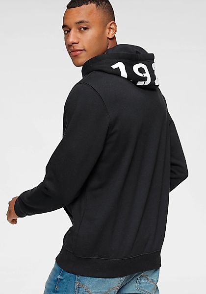 H.I.S Kapuzensweatshirt mit Print und Badge, günstig online kaufen