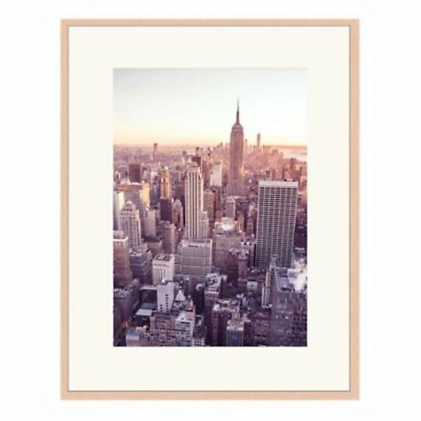 Any Image Wandbild Sonnenuntergang in New York beige Gr. 40 x 50 günstig online kaufen