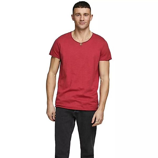 Jack & Jones Bas U-neck Regular Fit Kurzärmeliges T-shirt XS Rio Red günstig online kaufen