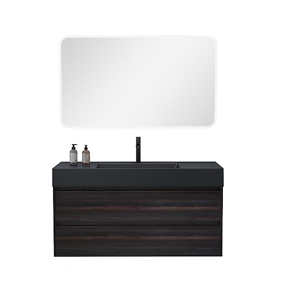 doporro Badmöbel-Set Badezimmermöbel Waschbecken Waschtisch Badezimmer-Schr günstig online kaufen