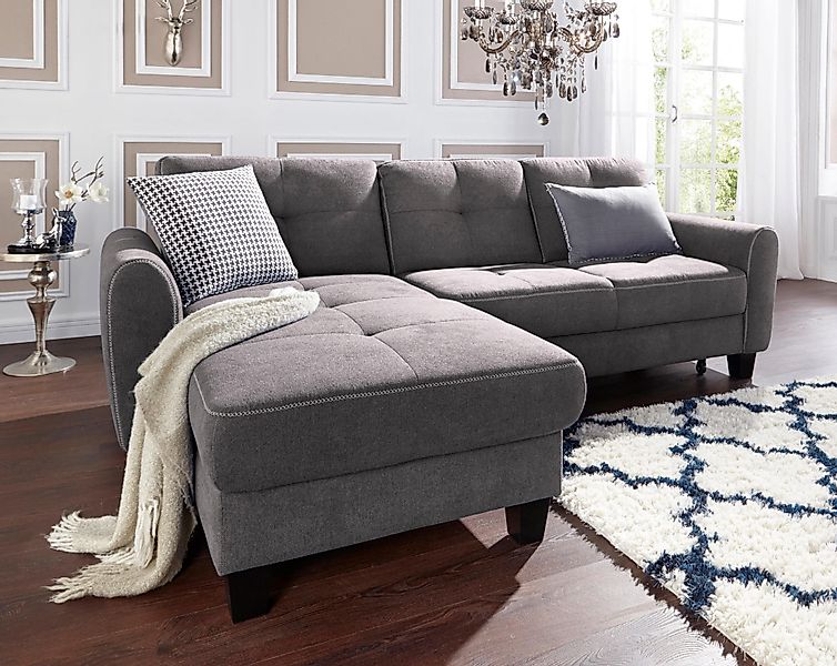 sit&more Ecksofa Varese L-Form, mit Federkern, günstig online kaufen