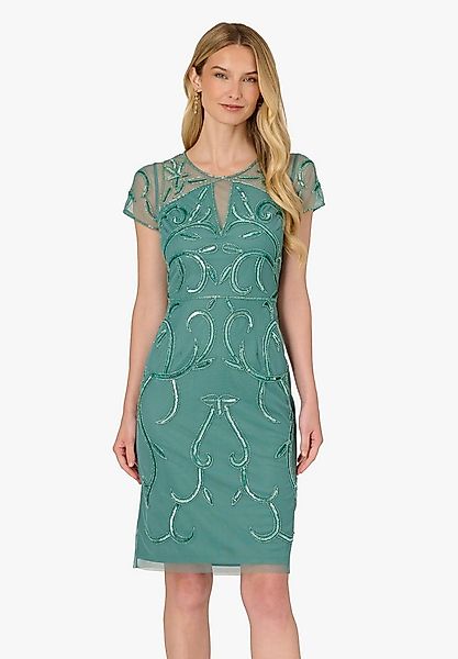 Adrianna Papell Abendkleid Bead Mesh Sheath Dress Verziertes, maßgeschneide günstig online kaufen