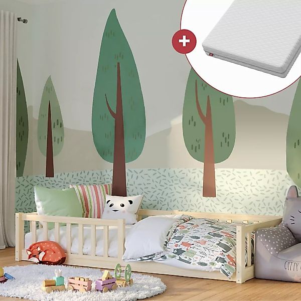 Bellabino Kinderbett Vere (natur, auch verfügbar in 80x160, 120x200 und 140 günstig online kaufen