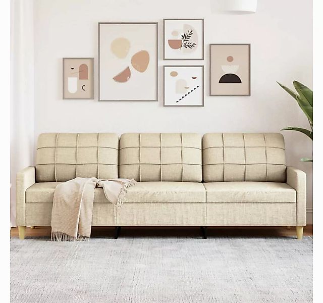 vidaXL Sofa Sofa/ 2-Sitzer/ 3-Sitzer Stoff, 210 cm, Taupe günstig online kaufen