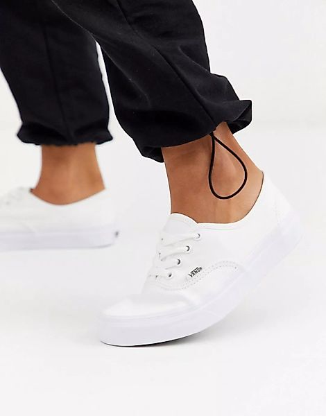Vans Classic – Authentic – Sneaker in Dreifach-Weiß günstig online kaufen