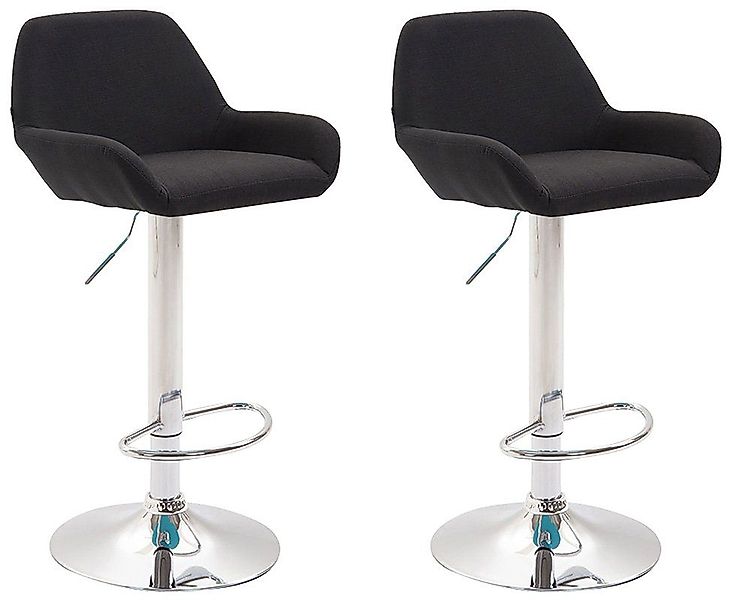 CLP Barhocker Braga Stoff (2er Set, günstig online kaufen