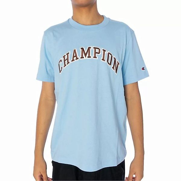 Champion T-Shirt Champion Crewneck T-Shirt Herren Shirt blau (1-tlg) günstig online kaufen