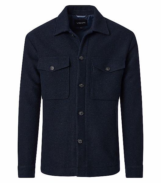 VENTI Langarmhemd "VENTI Hemdjacke uni" günstig online kaufen