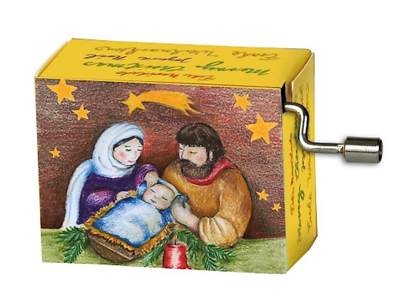 Fridolin Spieluhr Kurbel-Spieldose Spieluhr Melodie "Stille Nacht" Weihnach günstig online kaufen