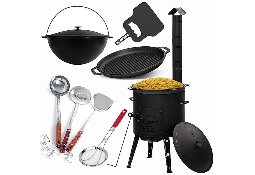 BIG-PAN Feuerstelle Ø40 Uchag Abzugsrohr 12L Gusseisen Kazan Zubehör günstig online kaufen