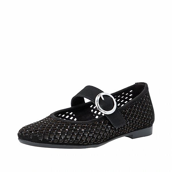 Remonte Riemchenballerina Loafer, Sommerschuh mit Glitzersteine und Klettve günstig online kaufen