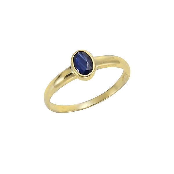 Vivance Fingerring 375/- Gelbgold mit Saphir günstig online kaufen