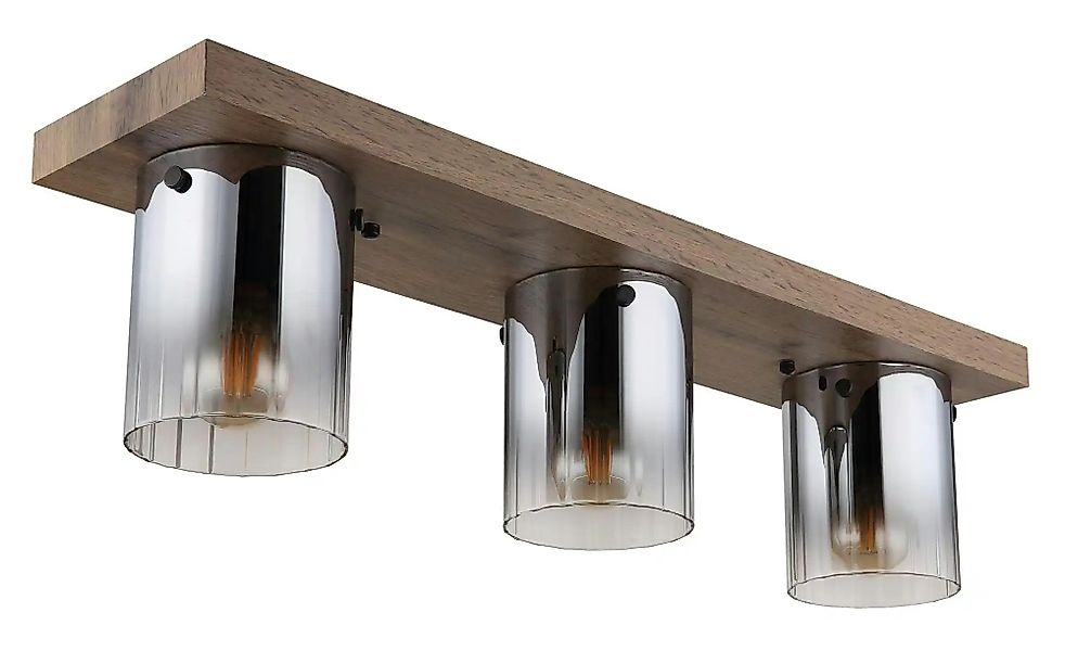 Globo Lighting Deckenleuchte   ¦ holzfarben ¦ Maße (cm): B: 71 H: 18 Lampen günstig online kaufen