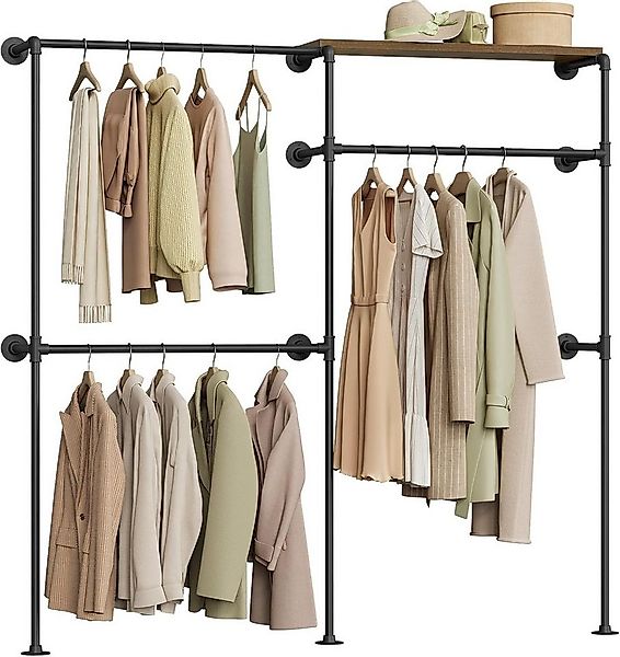 Woltu Kleiderständer, (1 St), offener Kleiderschrank Kleiderständer mit 5 A günstig online kaufen