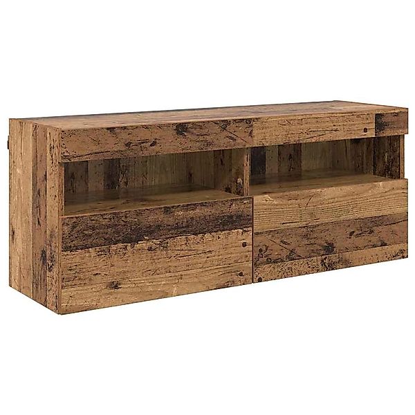 vidaXL TV-Wandregal Altholz 100 x 30 x 40 cm Holzwerkstoff 882983 günstig online kaufen