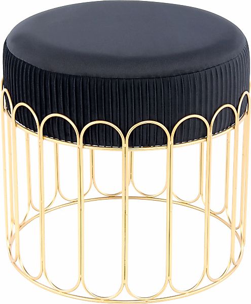 Kayoom Sitzhocker "Hocker Cleopatra 425, Design-Hocker Sitzfläche weich gep günstig online kaufen