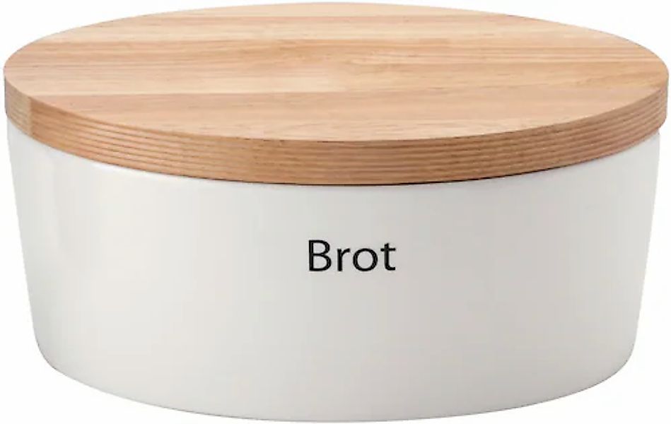 Continenta Brotkasten, (1 tlg.), Brottopf, mit Holzdeckel, auch als Brotsch günstig online kaufen