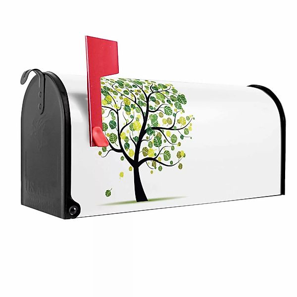 Banjado Amerikanischer Briefkasten Schwarz 48x22x16cm US Mailbox Letterbox günstig online kaufen