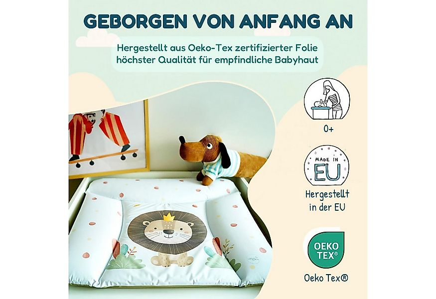 CEBA BABY Wickelauflage Weiche Baby Wickelunterlage 75 x 72 cm / 85 cm x 75 günstig online kaufen