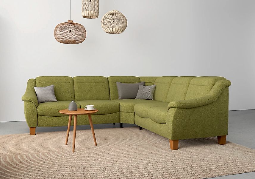 Home affaire Ecksofa "Caldera L-Form" Federkern, wahlweise mit Kopfteilvers günstig online kaufen