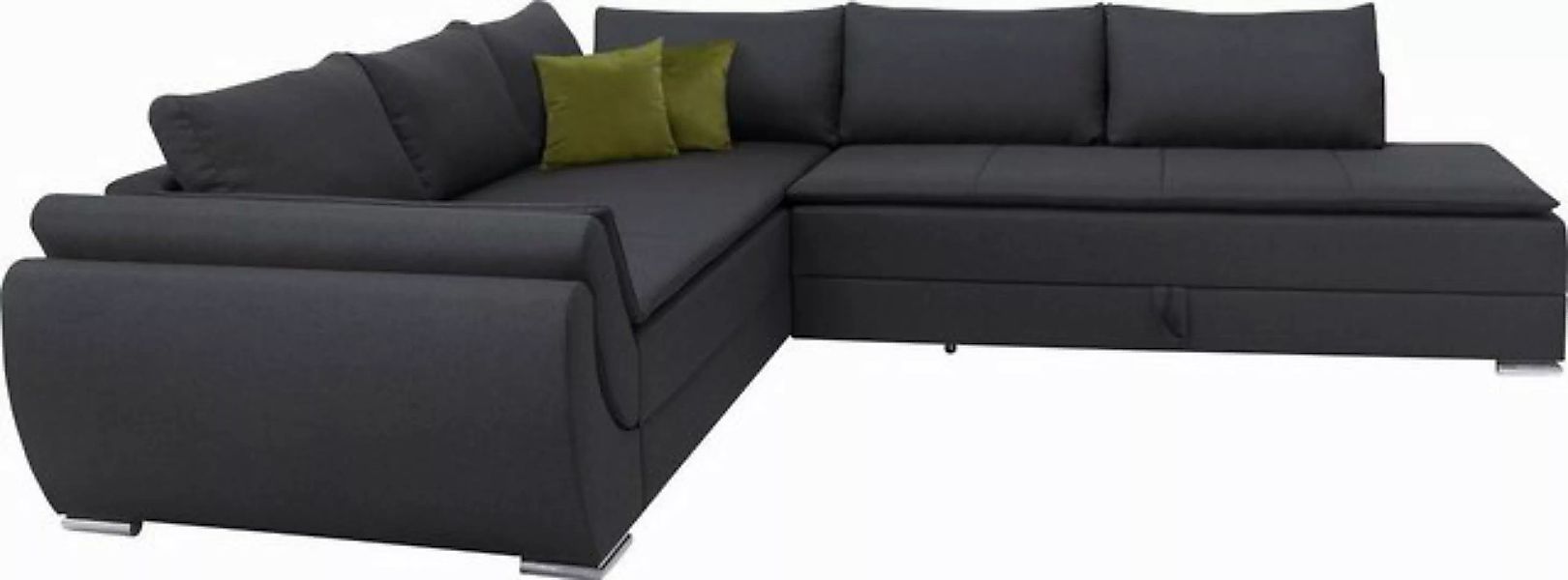 INOSIGN Ecksofa Göteborg, mit Boxspring-Bettfunktion und Bettkasten, Dauers günstig online kaufen