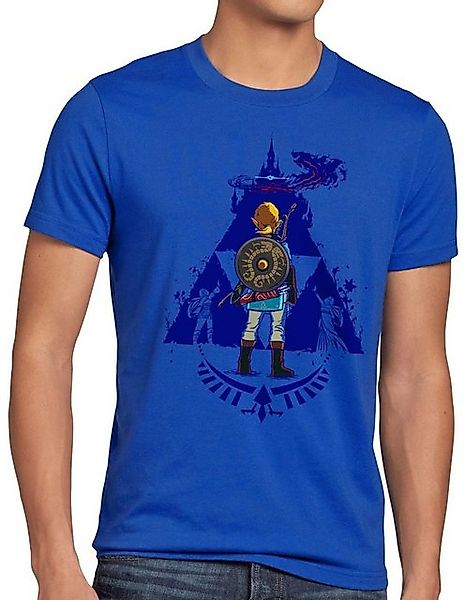 style3 T-Shirt Breath Link Blue hyrule gamer zelda link nintendo switch günstig online kaufen