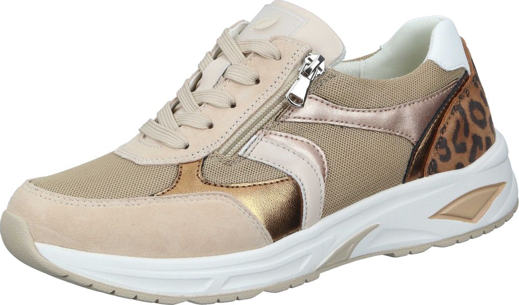 Waldläufer Schnürer Schnürschuh aus Velours/Mesh günstig online kaufen