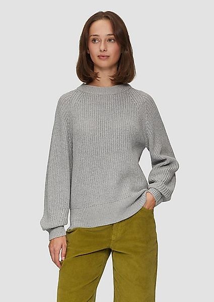 s.Oliver Strickpullover Strickpullover mit Raglanärmeln günstig online kaufen