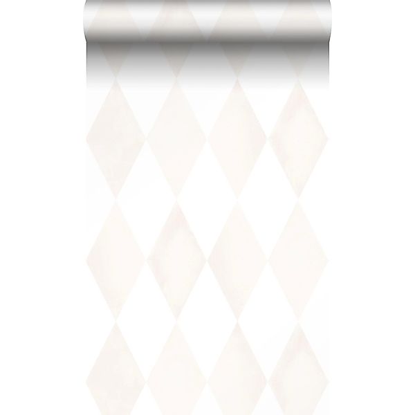 Origin Wallcoverings Tapete Karomuster Crème-Beige und Weiß 53 cm x 10.05 m günstig online kaufen