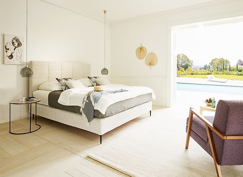 JOKA Polsterbett "Mattina" Strukturbezug, Matratze in H2 oder H3 wählbar günstig online kaufen