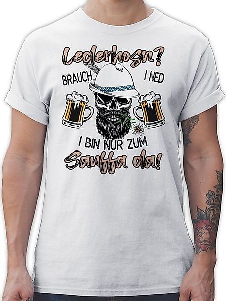 Shirtracer T-Shirt Lederhose Spruch Lausbua Bayrisch Party Trinken Mode für günstig online kaufen