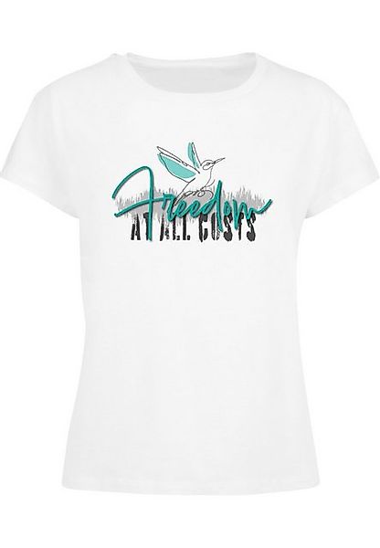 Merchcode T-Shirt Merchcode Damen Ladies Freedom At All Costs Box Tee (1-tl günstig online kaufen