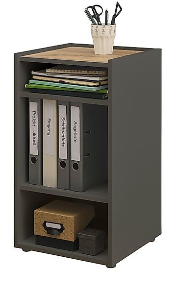 Furn.Design Container Center (Büroregal in grau günstig online kaufen