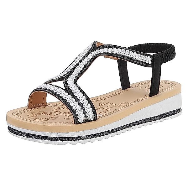 Ital-Design Bequeme Damen-Sandalen mit elegantem Design günstig online kaufen