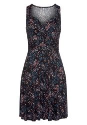Vivance Jerseykleid mit Alloverdruck in Wickeloptik, günstig online kaufen