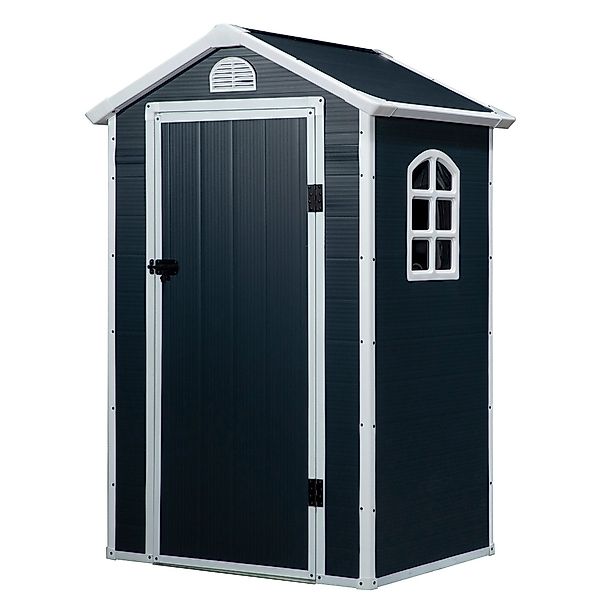 Outsunny Gerätehaus Gartenhaus mit Fenster, Pultdach, günstig online kaufen