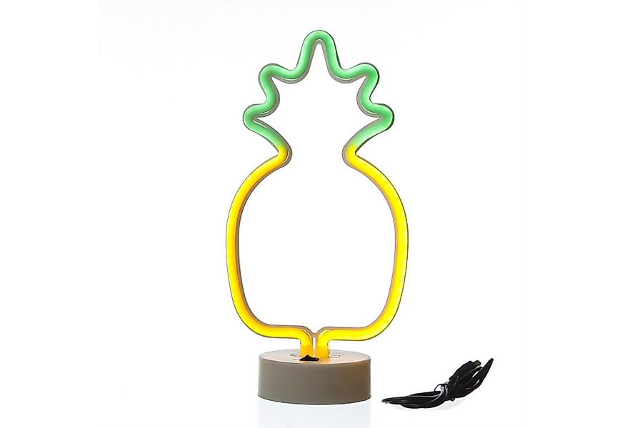 SATISFIRE LED Dekolicht LED Neonlicht ANANAS Neonschild Neon Leuchtfigur US günstig online kaufen