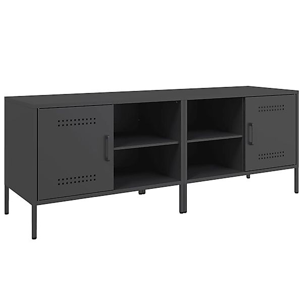 vidaXL TV-Schränke 2 Stk Schwarz 68x39x50,5 cm Stahl 842995 günstig online kaufen