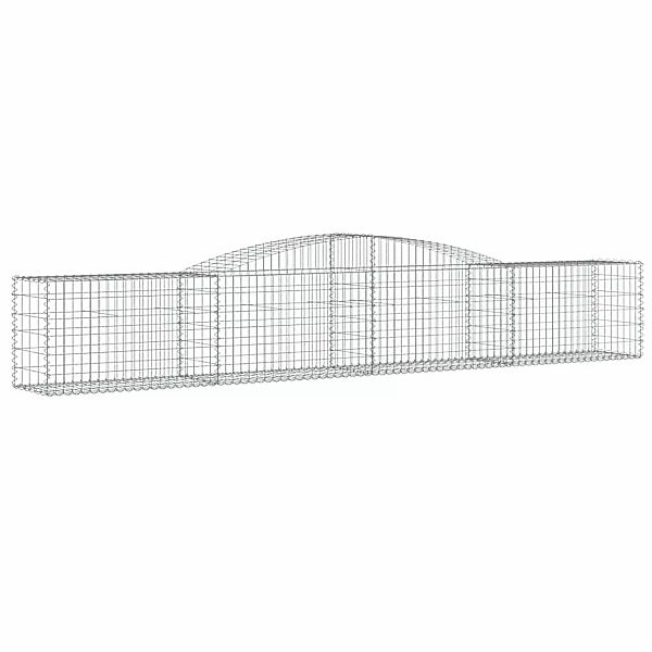 Vidaxl Gabionen Mit Hochbogen 9 Stk. 400x50x60/80cm Verzinktes Eisen günstig online kaufen