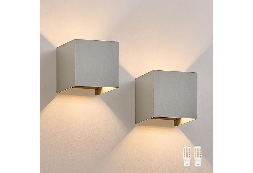 Nettlife LED Wandleuchte innen Modern Up Down Strahl G9, LED fest integrier günstig online kaufen