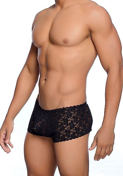MOB Eroticwear Boxershorts Boxershorts aus Spitze - schwarz (1-St) transpar günstig online kaufen