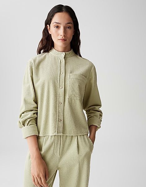 OPUS Langarmbluse FALVE Boxy aus Baumwolle günstig online kaufen