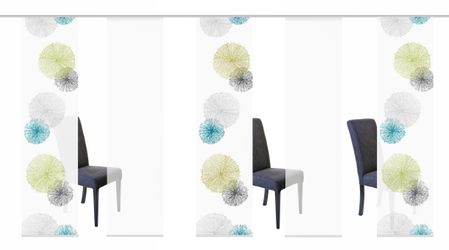 HOME WOHNIDEEN Schiebegardine "SCOPPIO" Paneelwagen 5 Stk. tlg. HxB: 245x60 günstig online kaufen