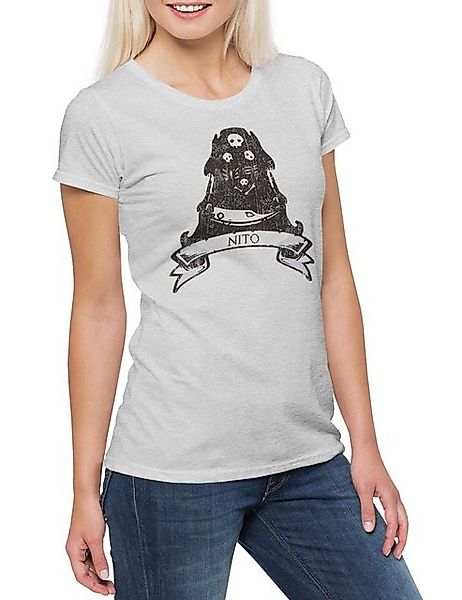 Urban Backwoods Print-Shirt Nito Damen T-Shirt Gravelord Dark Gamer Gaming günstig online kaufen