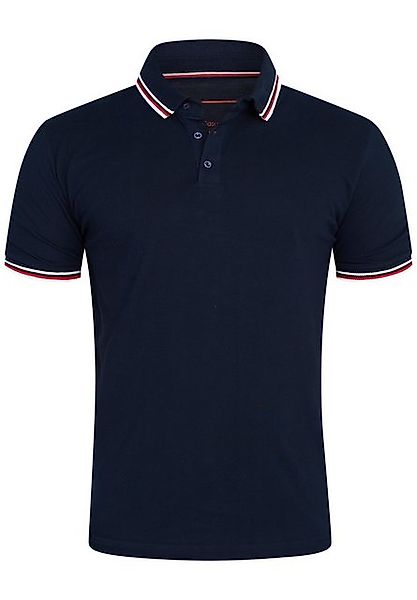 Rello & Reese Poloshirt RRSTOWE Herren Kurzarm Polo-Hemd T-Shirt in Piqué-Q günstig online kaufen