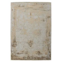 Brauner Teppich im Vintage Look Chenillegewebe günstig online kaufen