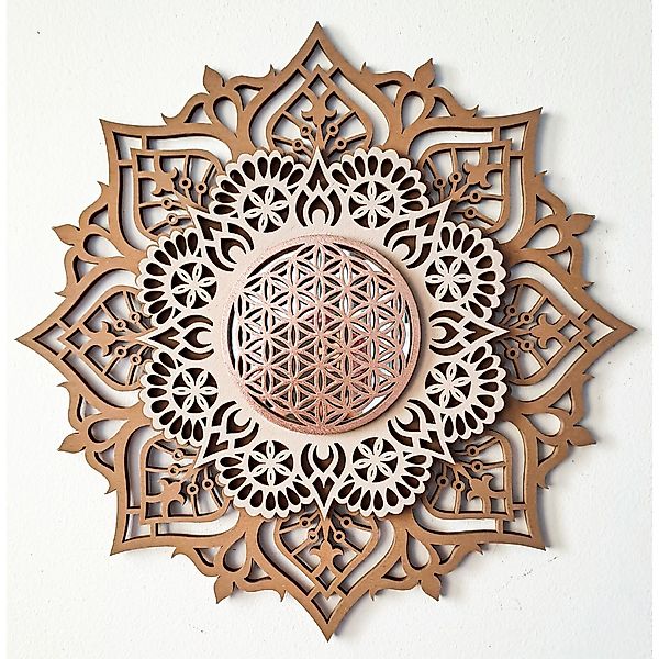 ORNAMENTI Wanddekoobjekt 3D MANDALA, Grosse moderne günstig online kaufen