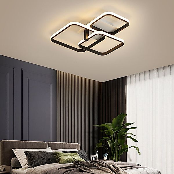 Daskoo Deckenleuchten 3/4/5 Quadrat LED Deckenlampe günstig online kaufen