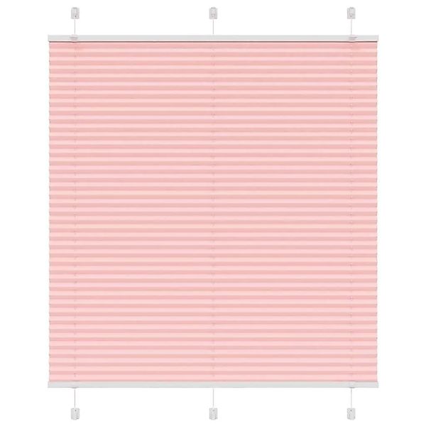 vidaXL Plissee Rosa 115x150 cm Stoffbreite 114,4 cm Polyester 4015452 günstig online kaufen